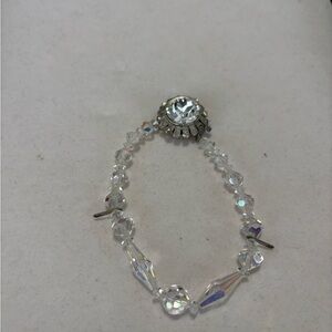 Dazzling Silver Crystal Bracelet